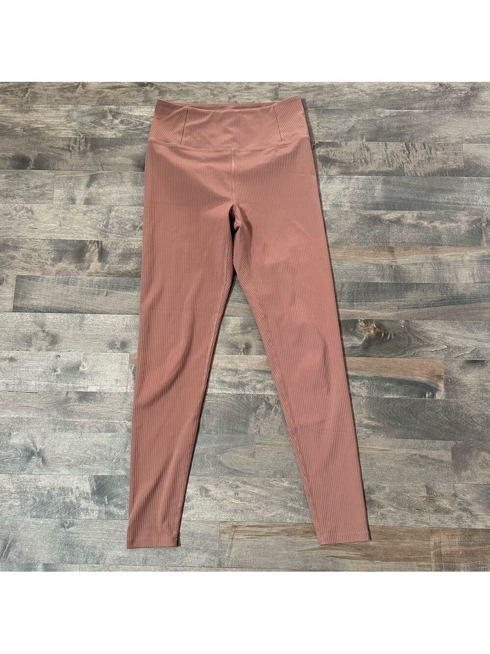 Girlfriend Collective Ribbed High Rise Leggings - Picture 3 of 5